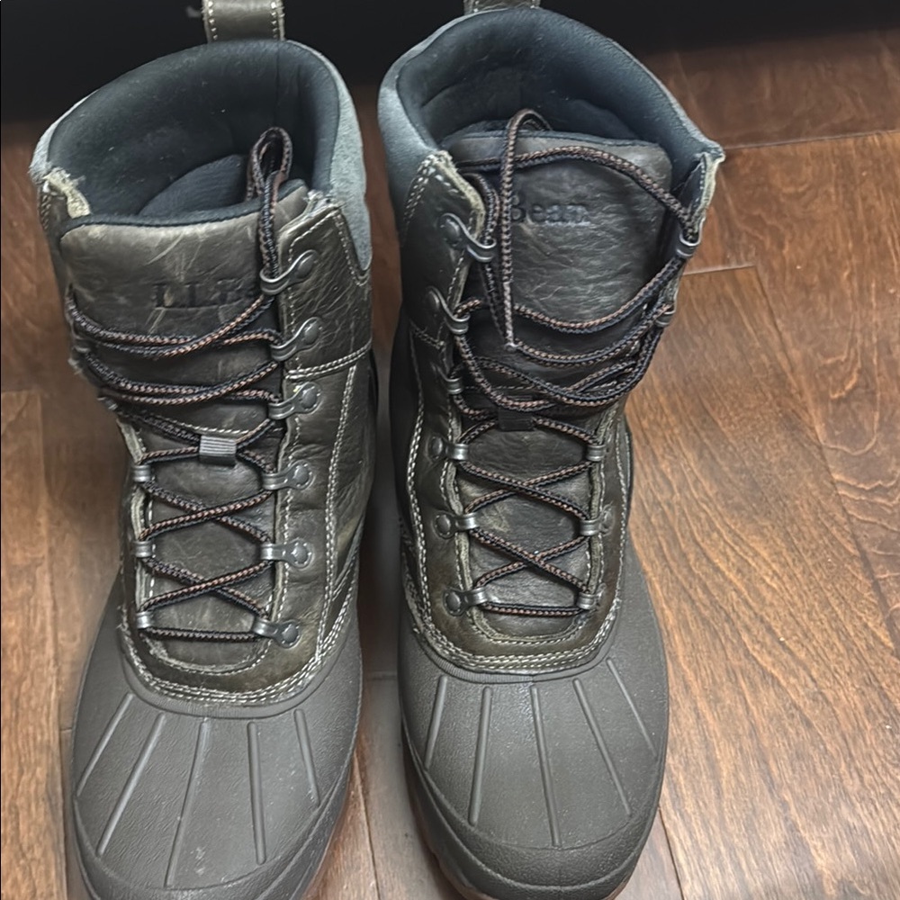 L.L. Bean Men's Dark Gray Rain & Snow Storm Chaser